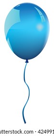 blue balloon