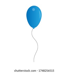 Blue Balloon vector design illustration