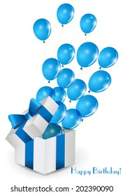 Blue balloons 