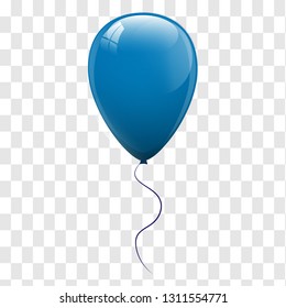 Blue balloons. Vector illustration