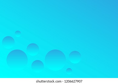 Blue balls background.Geometric background.