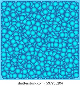 lot of blue balls. holiday. abstract background. vector