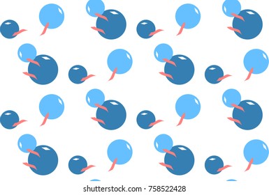 blue and blue balls seamless texture