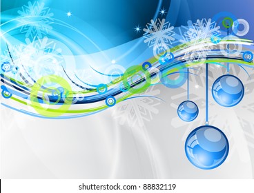 blue balls under the wave