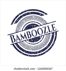 Blue Bamboozle distress rubber grunge stamp