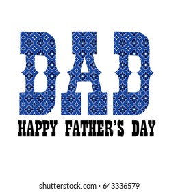 blue bandana dad fathers day