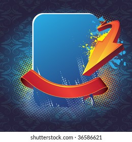 Blue banner