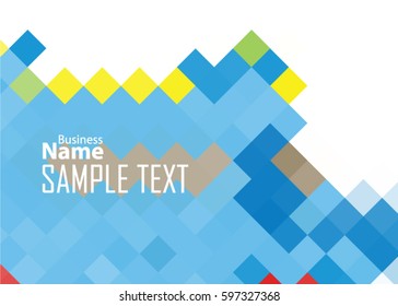 Blue banner abstract template for card. Metal Background with waves and reflections. Business background, silver, illustration. Illustration of abstract background with a metallic element