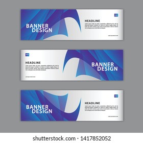 Blue banner design template vector illustration, Geometric, polygon background, texture, advertisement layout, web page, header for website. Graphic for billboard. gift voucher, card. 
