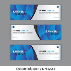 Blue banner design template vector illustration, Geometric, polygon background, texture, advertisement layout, web page, header for website. Graphic for billboard. gift voucher, card. 
