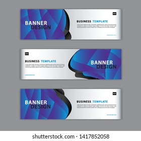 Blue banner design template vector illustration, Geometric, polygon background, texture, advertisement layout, web page, header for website. Graphic for billboard. gift voucher, card. 

