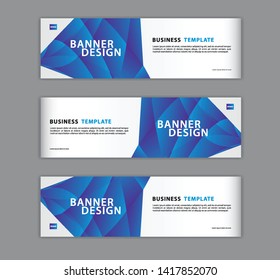 Blue banner design template vector illustration, Geometric, polygon background, texture, advertisement layout, web page, header for website. Graphic for billboard. gift voucher, card. 
