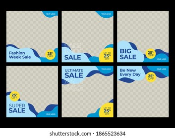 Blue Banner Feed Post Vacation Travel