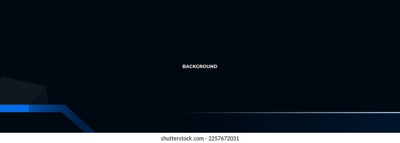 Blue Banner Geometric Background with Minimalist Modern style for Wallpaper, Web, Element, Banner, Landing page, Presentation, and etc.