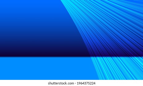 blue banner vector with glowing rays of light blue vector, advertisement banner, stylish luxury feel, Linkedin banner, Facebook cover, webinar, virtual workshop background, add text, divided space