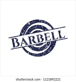 Blue Barbell rubber grunge texture seal