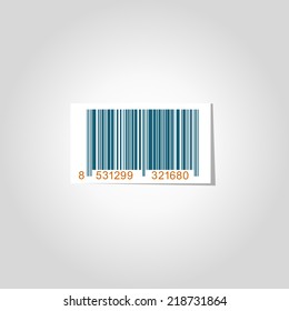 blue barcode