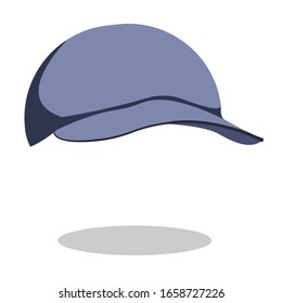 Blue baseball cap. You can easily change the color, keeping the shadows.