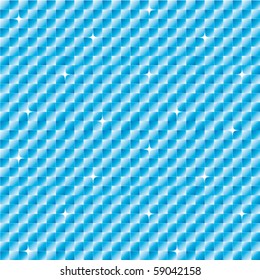 Blue bathroom or swimming pool tiles. Vector background.