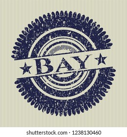 Blue Bay with rubber seal texture