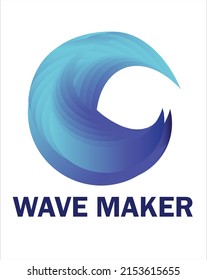 blue beach skating logo symbol of waves. vacation, tourist, beach relaxing, surfing, big waves, surfing, surfboards, water sports