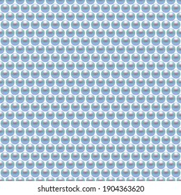 Blue beads background. Seamless vector illustration. 