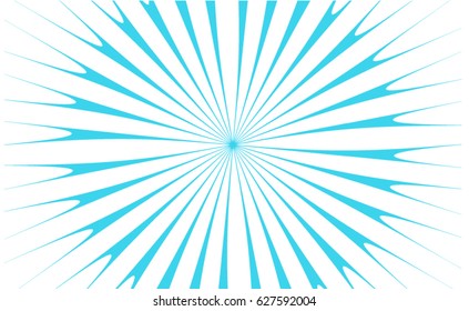 A blue beam flower in vector illustration. 
