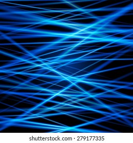 Blue beams abstract background.Vector illustration.