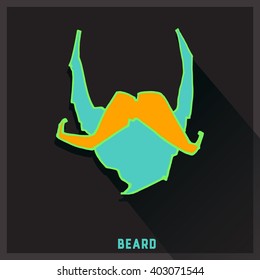 blue Beard, beard icons, haircut, hipster