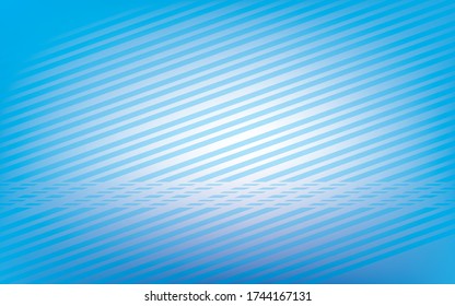 Blue beautiful gradient with stripes for packaging design.