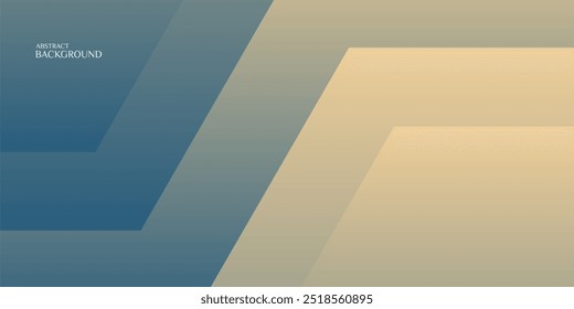 Un fondo abstracto azul y beige con Formas en capas.