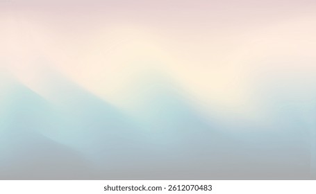 Blue and beige abstract blur background. Vector illustration