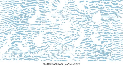 Blue and beige diagonal wavy lines seamless pattern. Simple vector abstract liquid stripes background. eps10. - Powered by Shutterstock - Get 15% off with code: PIKWIZARD15