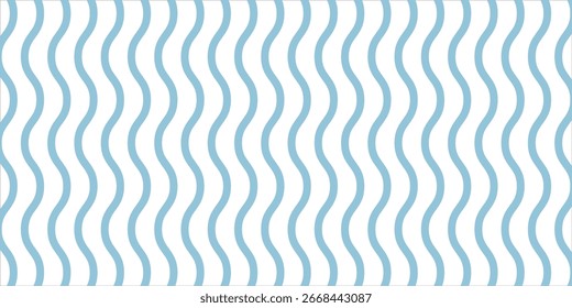 Patrón transparente de líneas onduladas diagonales azules y beige. Fondo de rayas líquidas abstractas de Vector simple. Textura groovy funky con ondas diagonales, Formas fluidas, flujo. Diseño decorativo repetido con estilo