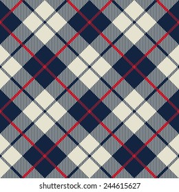 blue and beige fabric texture diagonal little pattern seamless vector illustration