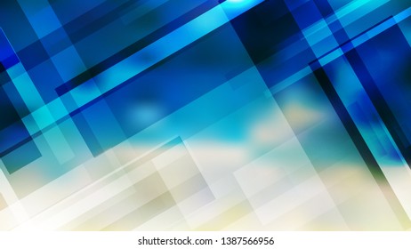 Blue and Beige Geometric Abstract Background Vector Art