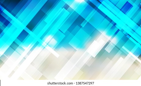 Blue and Beige Geometric Background Vector
