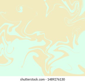 Blue beige liquid vector abstract background. Bright fashionable design. The liquid gradient creates a futuristic composition design.