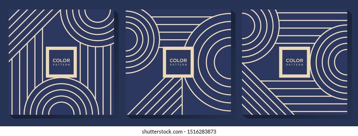 Blue and Beige Pattern Design