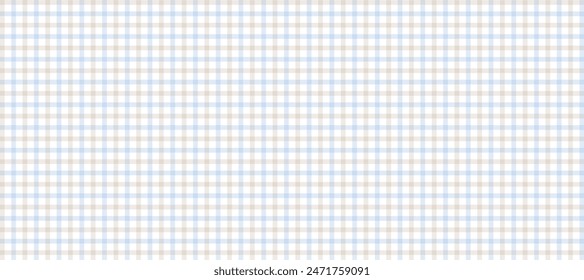 Blau und beige karierte Textur im weißen Hintergrund