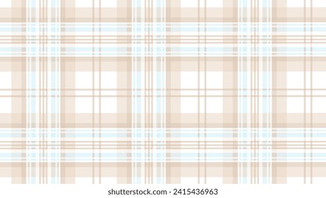 Blue beige and white plaid background