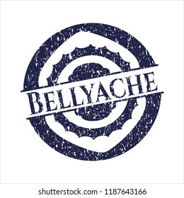 Blue Bellyache rubber grunge texture stamp