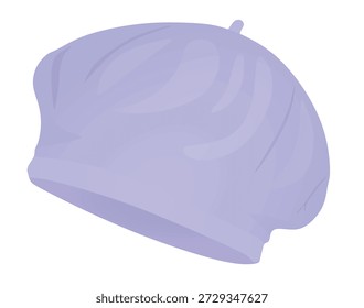 Blaue Baskenmütze. Vektorgrafik