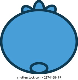 Blue Berry On White Background, Blue Berry Illustration Vector, Blue Berry Icon Vector, Blue Berry Animation Vector For Your Design Needs