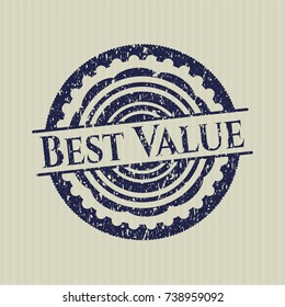 Blue Best Value distress rubber texture
