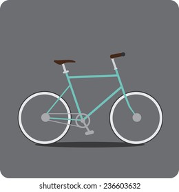 Blue bicycle