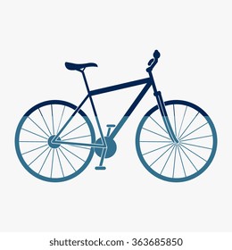 Blue Bicycle icon 