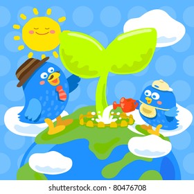 blue bird family