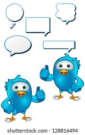Blue Bird - Giving A Thumbs Up