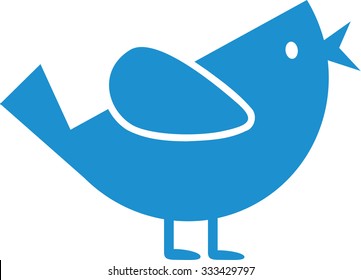 Blue bird icon